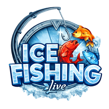 Ice Fishing slot játék jeges téli témával és bónusz funkcióval